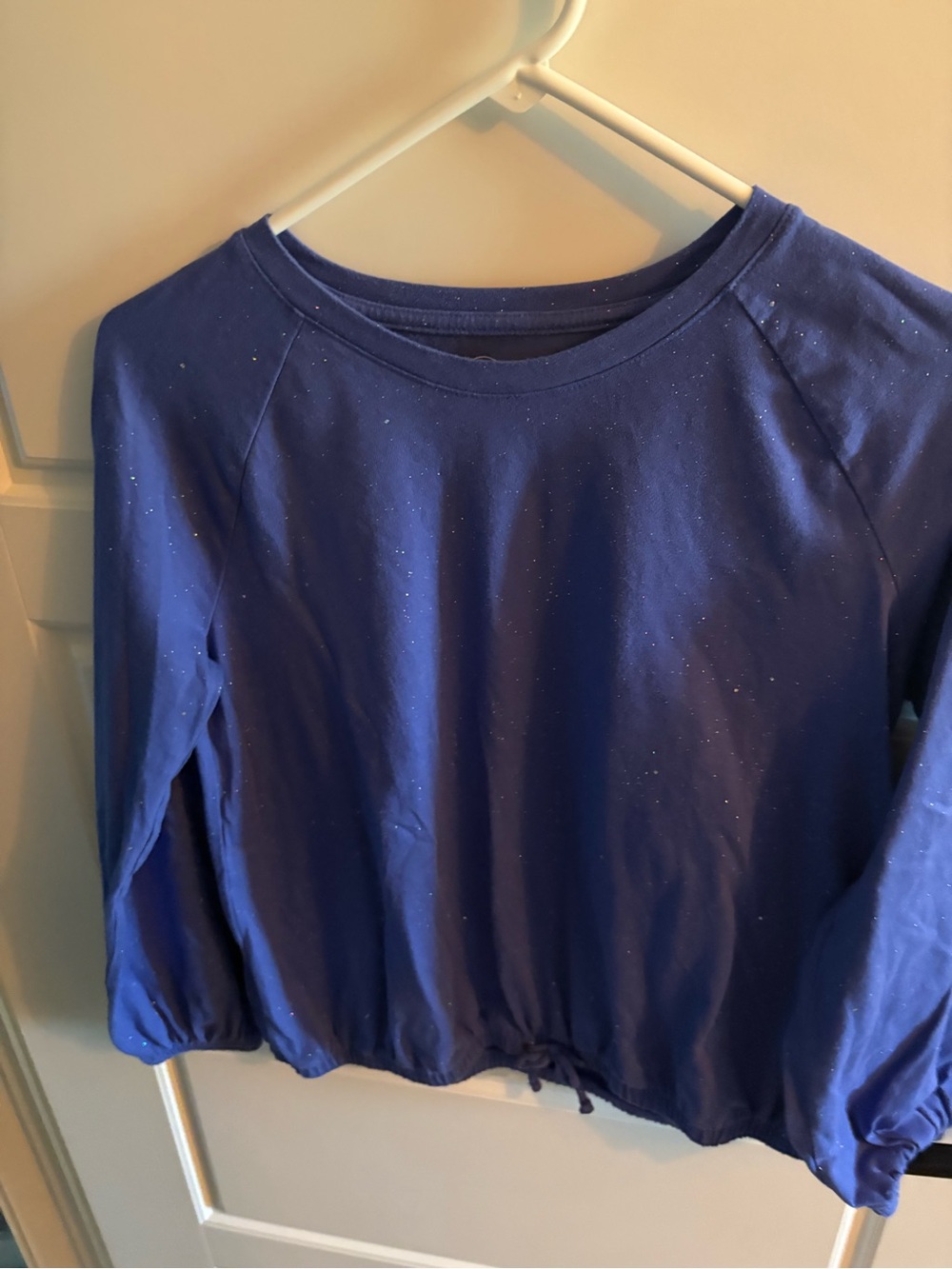 wonder nation Navy Blue Sparkle Long-Sleeve Tee